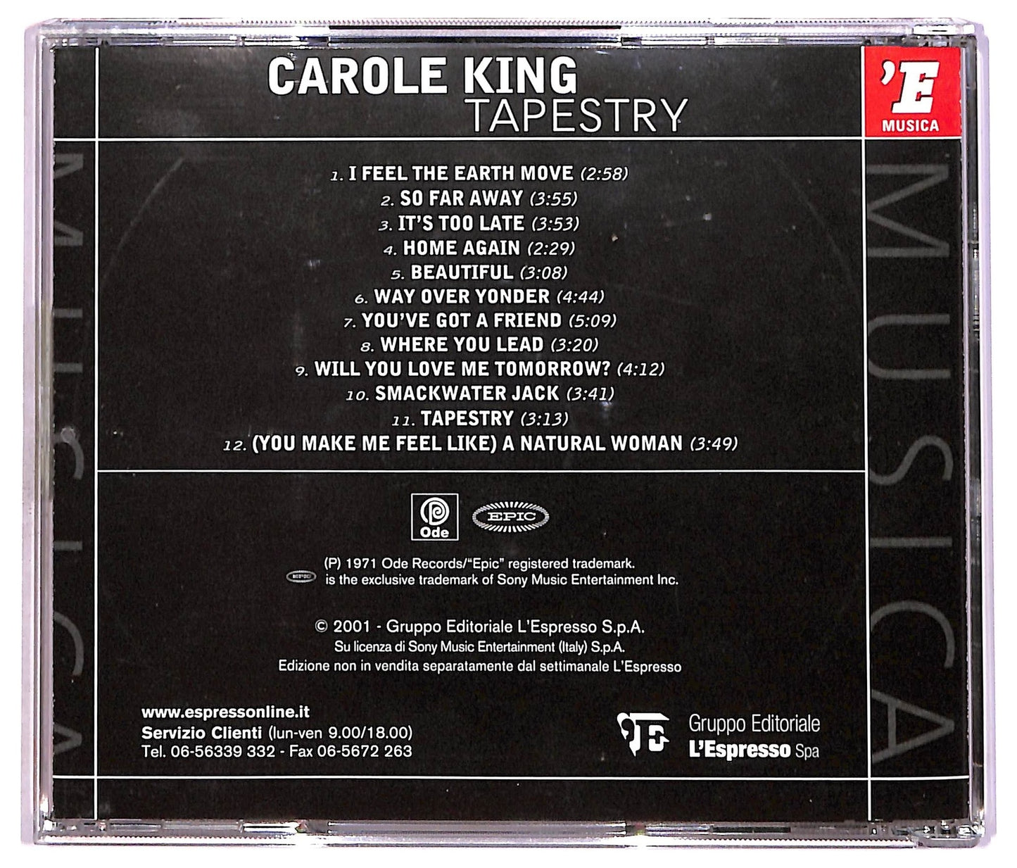 EBOND Carole King - Tapestry CD CD087307
