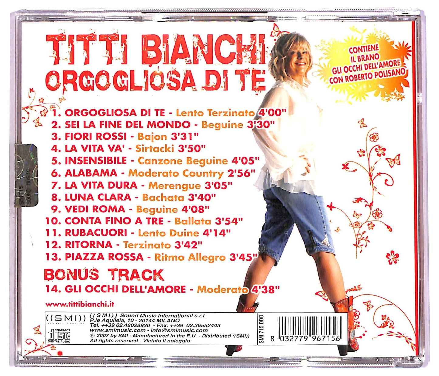 EBOND Titti Bianchi - Orgogliosa di Te CD CD087310