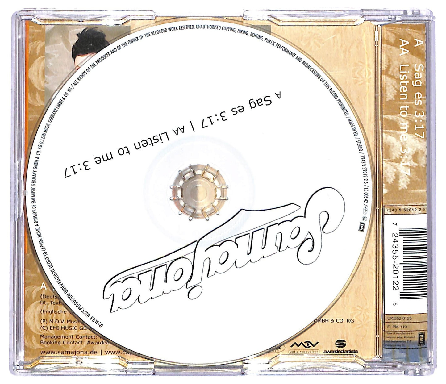 EBOND Samajona - Sag Es Listen To Me CD CD087331