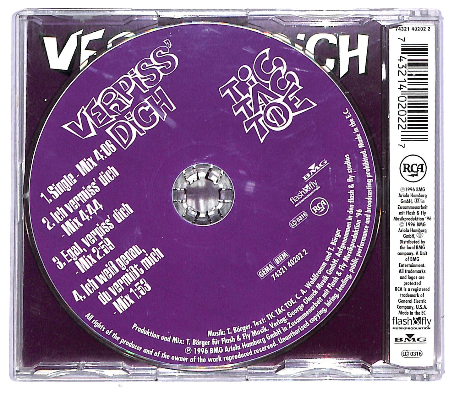 EBOND Tic Tac Toe - Verpiss' Dich CD CD087345