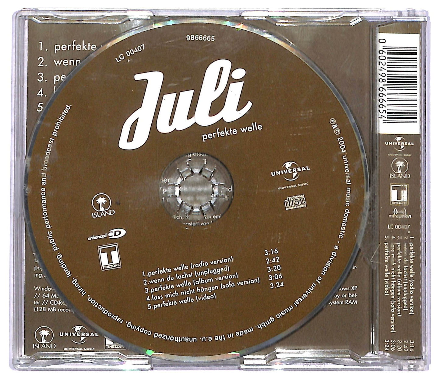 EBOND Juli - Perfekte Welle CD CD087349