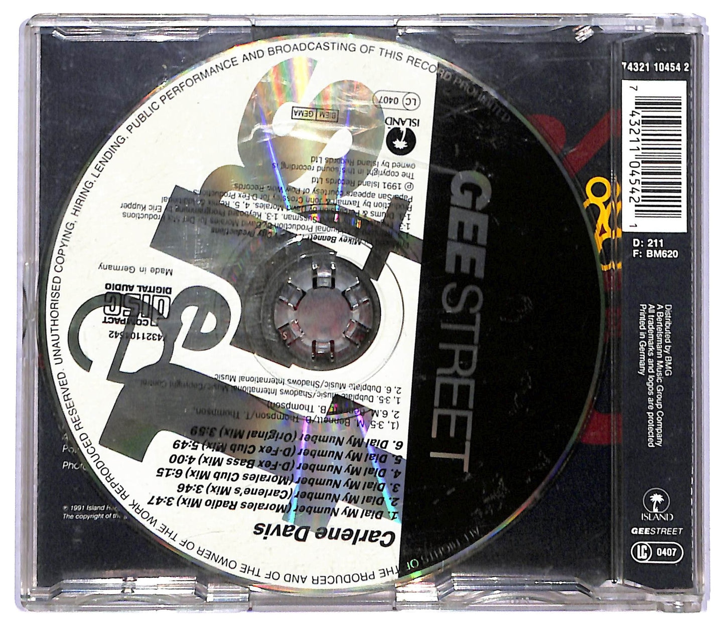 EBOND Carlene Davis - Dial My Number CD CD087352