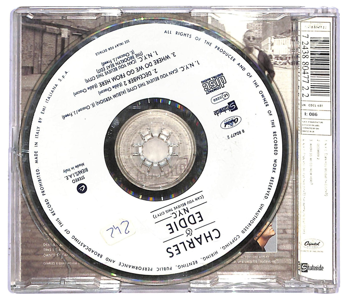 EBOND Charles & Eddie - N.Y.C. (Can You Believe This City ?) CD CD087354