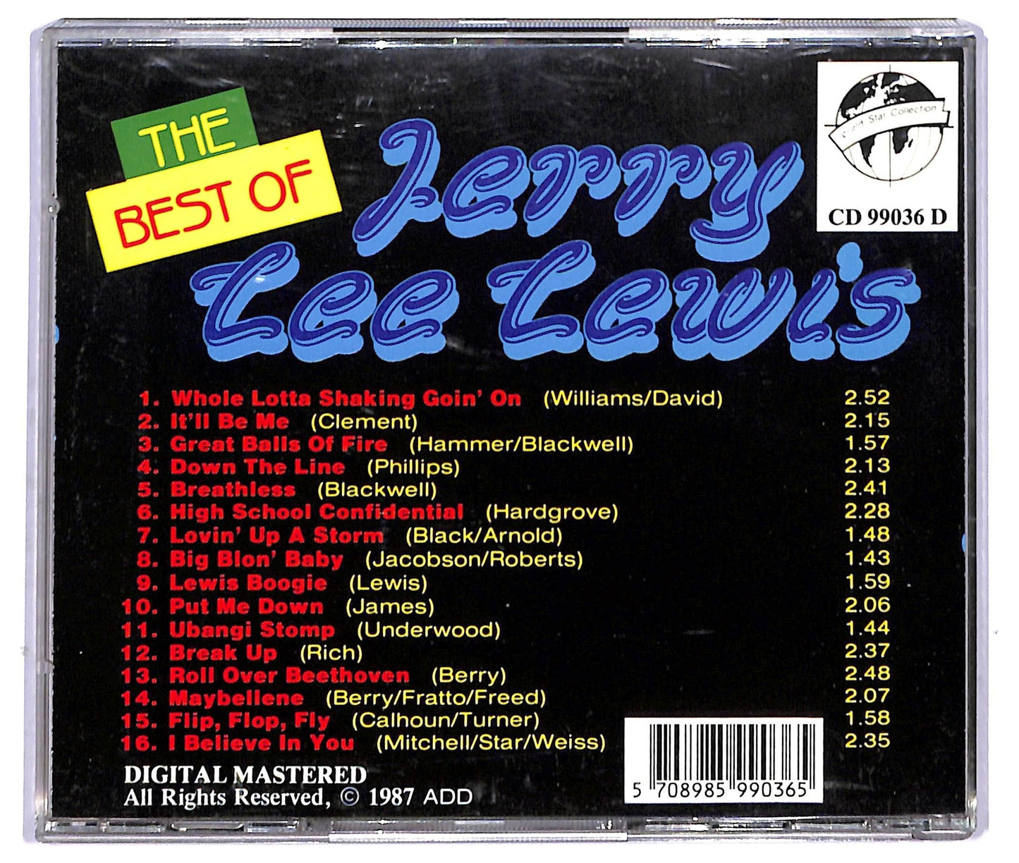 EBOND Jerry Lee Lewis - The Best Of CD CD087410