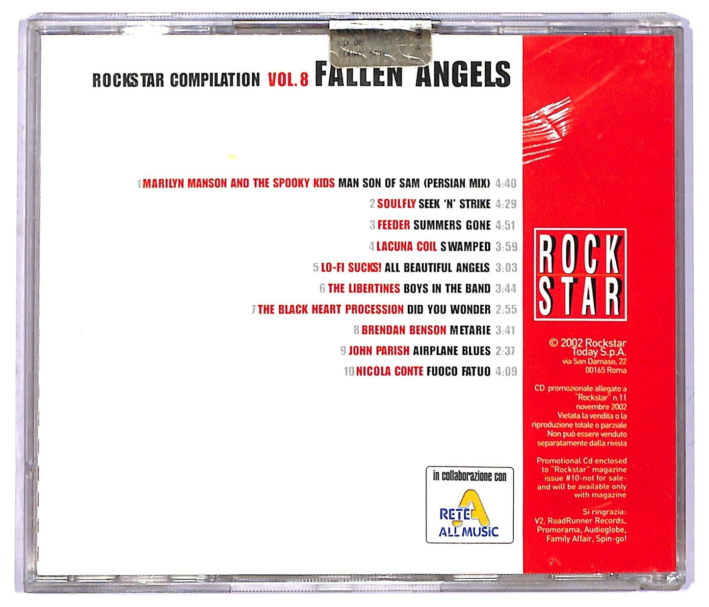 EBOND Various - Rockstar Compilation Vol. 8 - Fallen Angels CD CD087473