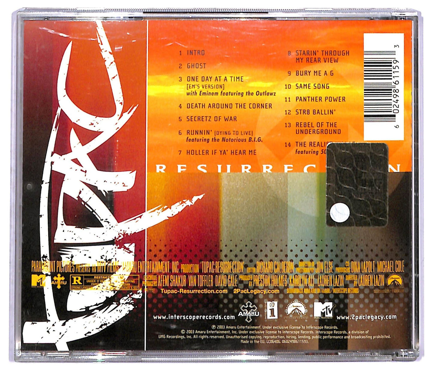 EBOND Tupac - Resurrection CD CD087475