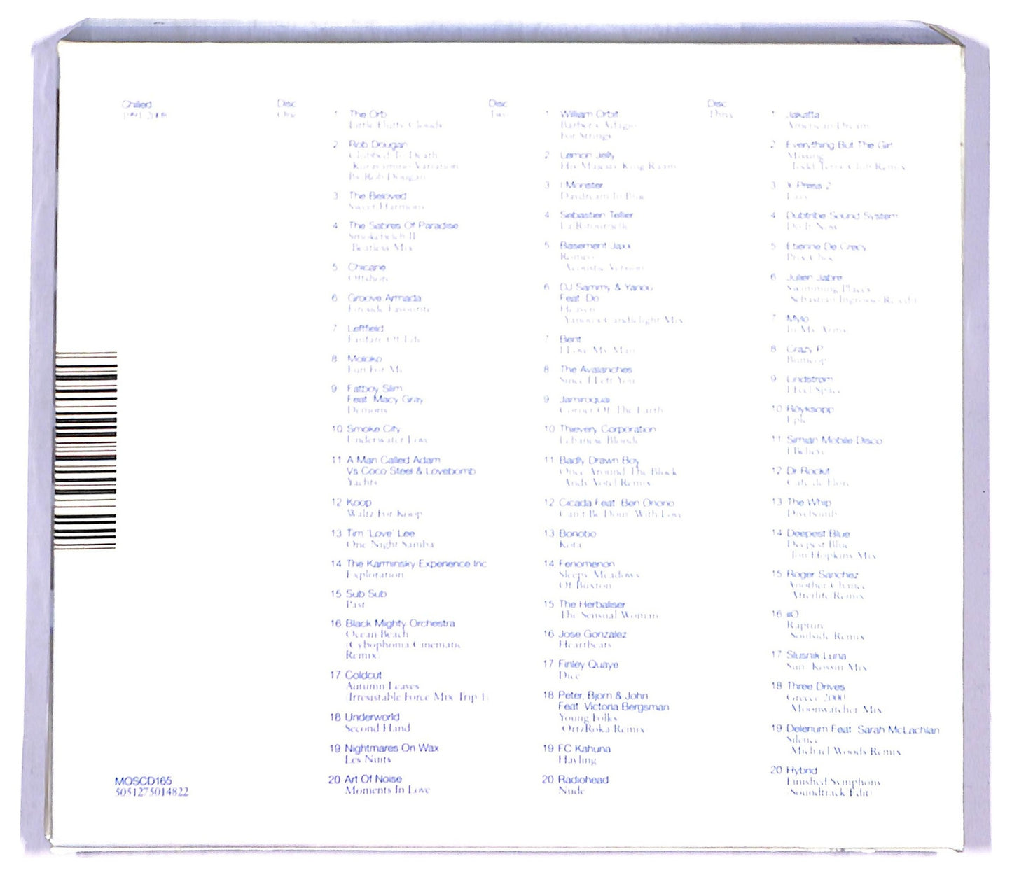 EBOND Various - Chilled 1991-2008 CD CD087517