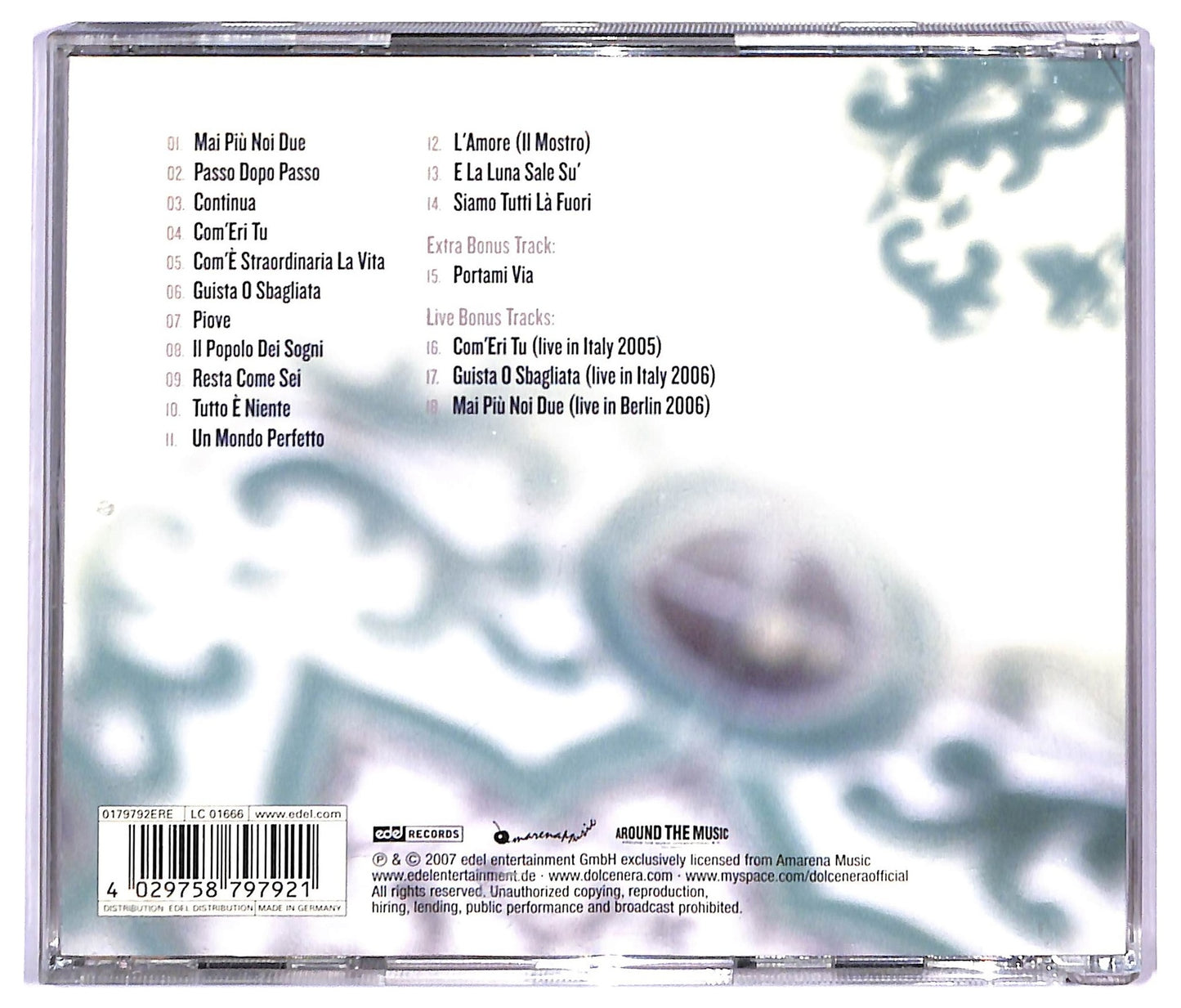 EBOND DolceNera - Un Mondo Perfetto (Tour Edition) CD CD087534