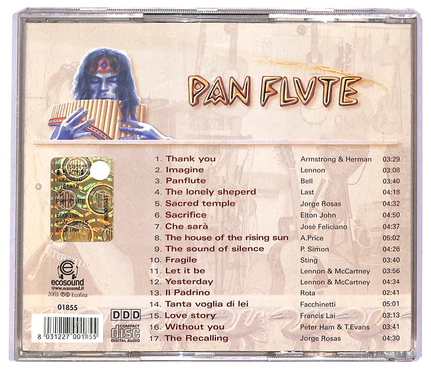 EBOND Jorge Rosas - Pan Flute CD CD087607