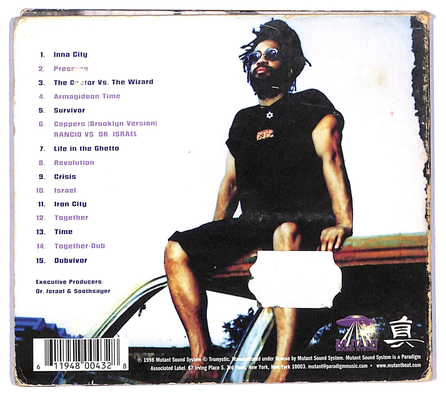 EBOND Dr. Israel - Inna City Pressure CD CD087624