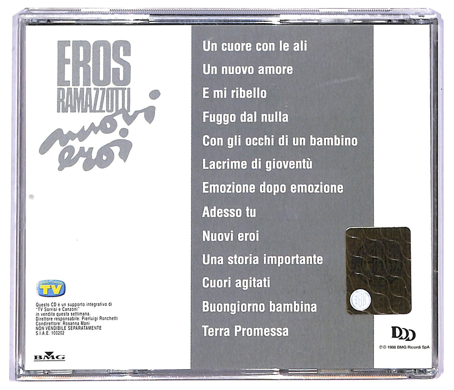 EBOND Eros Ramazzotti - Nuovi Eroi CD CD087630