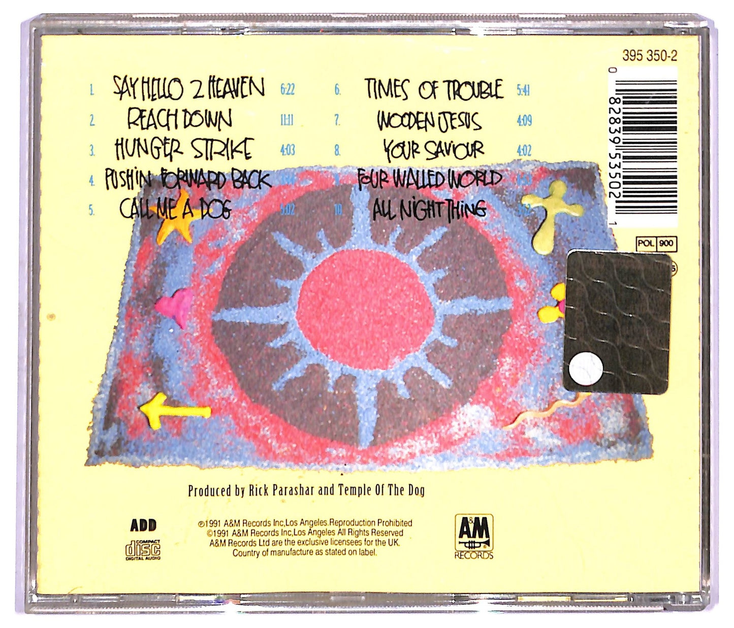 EBOND Temple Of The Dog - Temple Of The Dog CD CD087725
