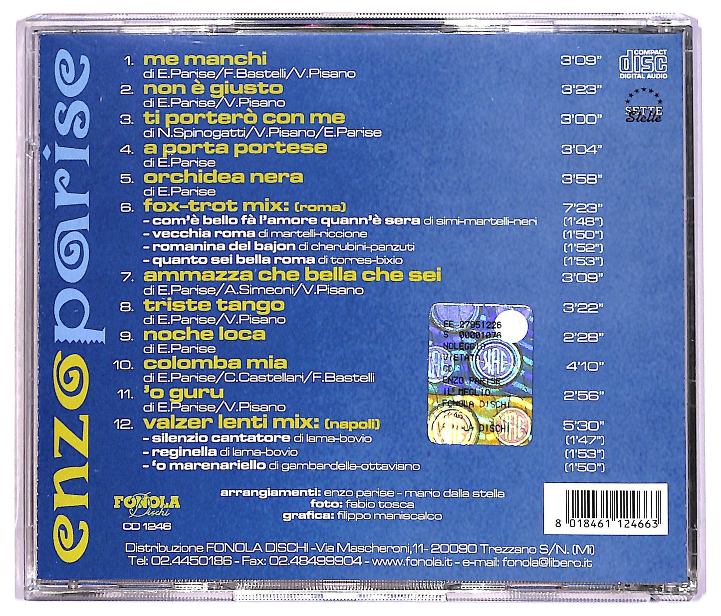 EBOND Enzo Parise - il meglio dei miei primi quarnt'anni CD CD087914