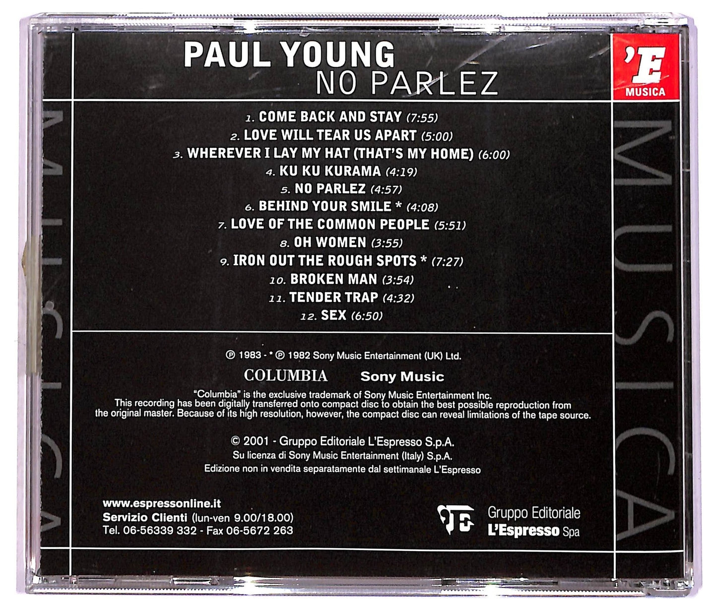 EBOND Paul Young - No Parlez CD CD087930