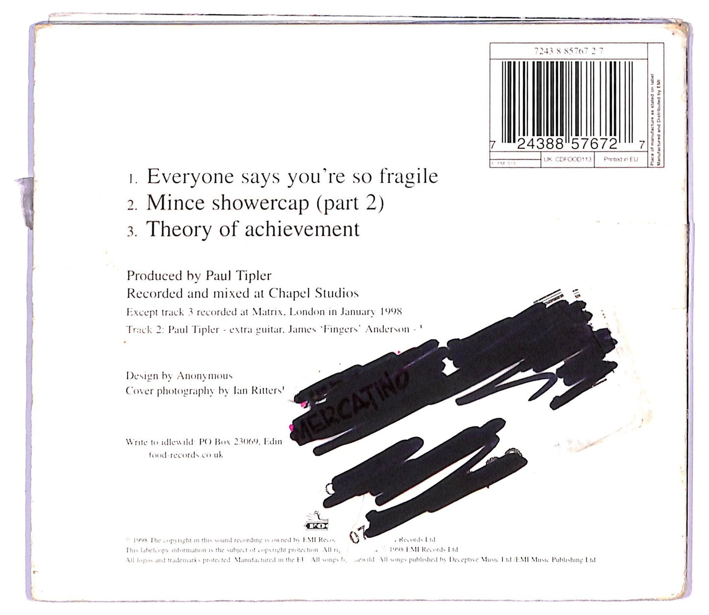 EBOND Idlewild - Everyone Says You're So Fragile CD CD088031