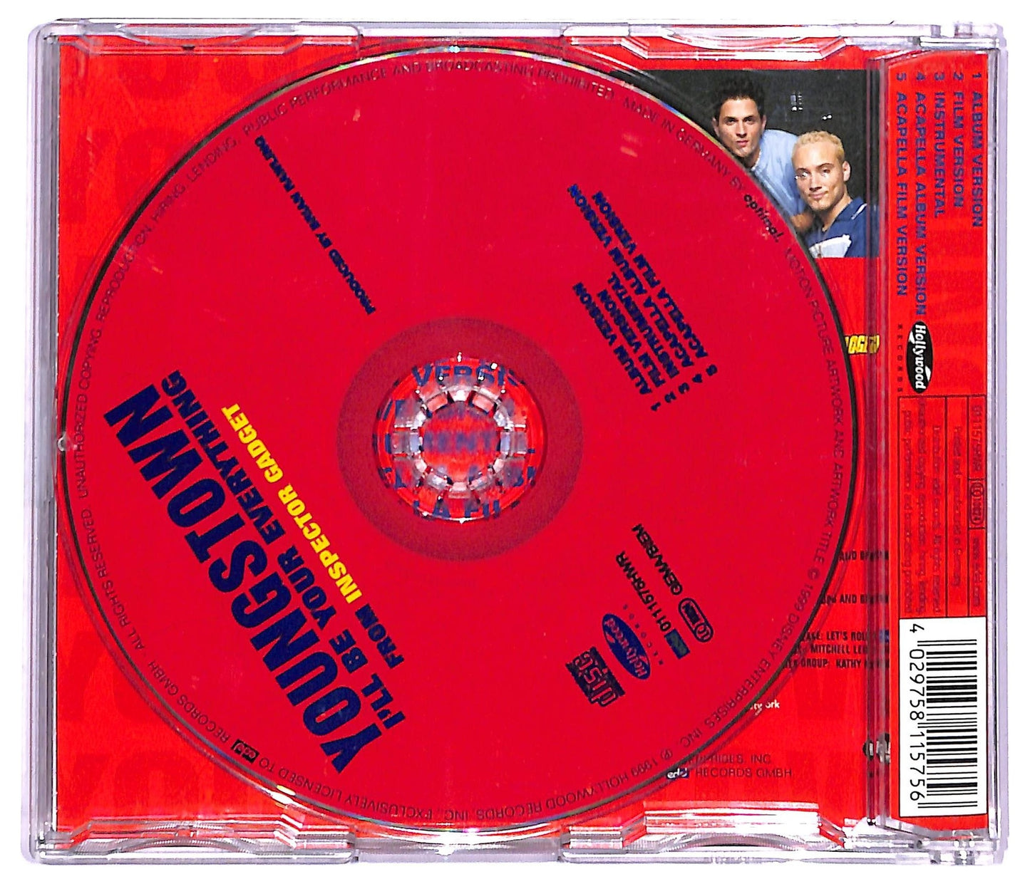 EBOND Youngstown - I'll Be Your Everything (From Inspector Gadget) CD CD088032