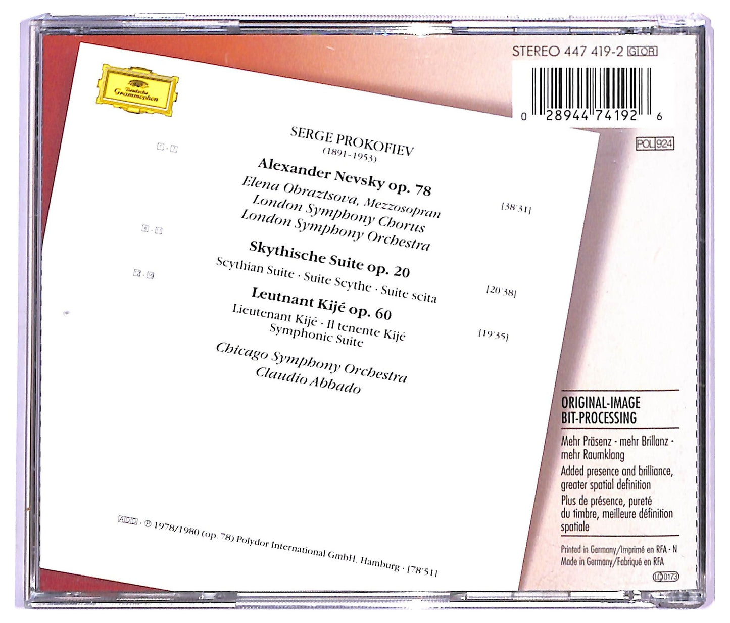 EBOND Serge Prokofiev - Alexander Nevsky CD CD088103