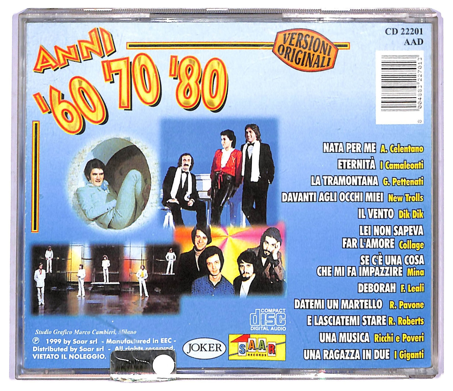 EBOND Various - Anni '60 '70 '80 CD CD088115