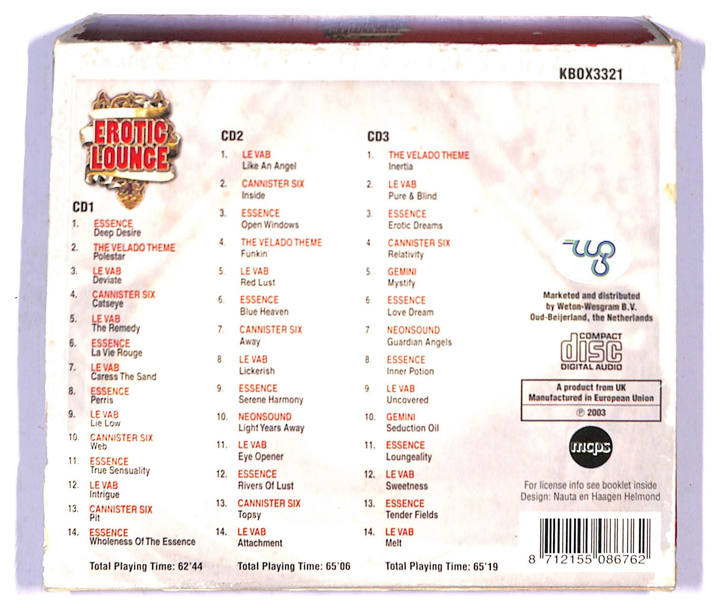 EBOND Various - Erotic Lounge CD CD088125