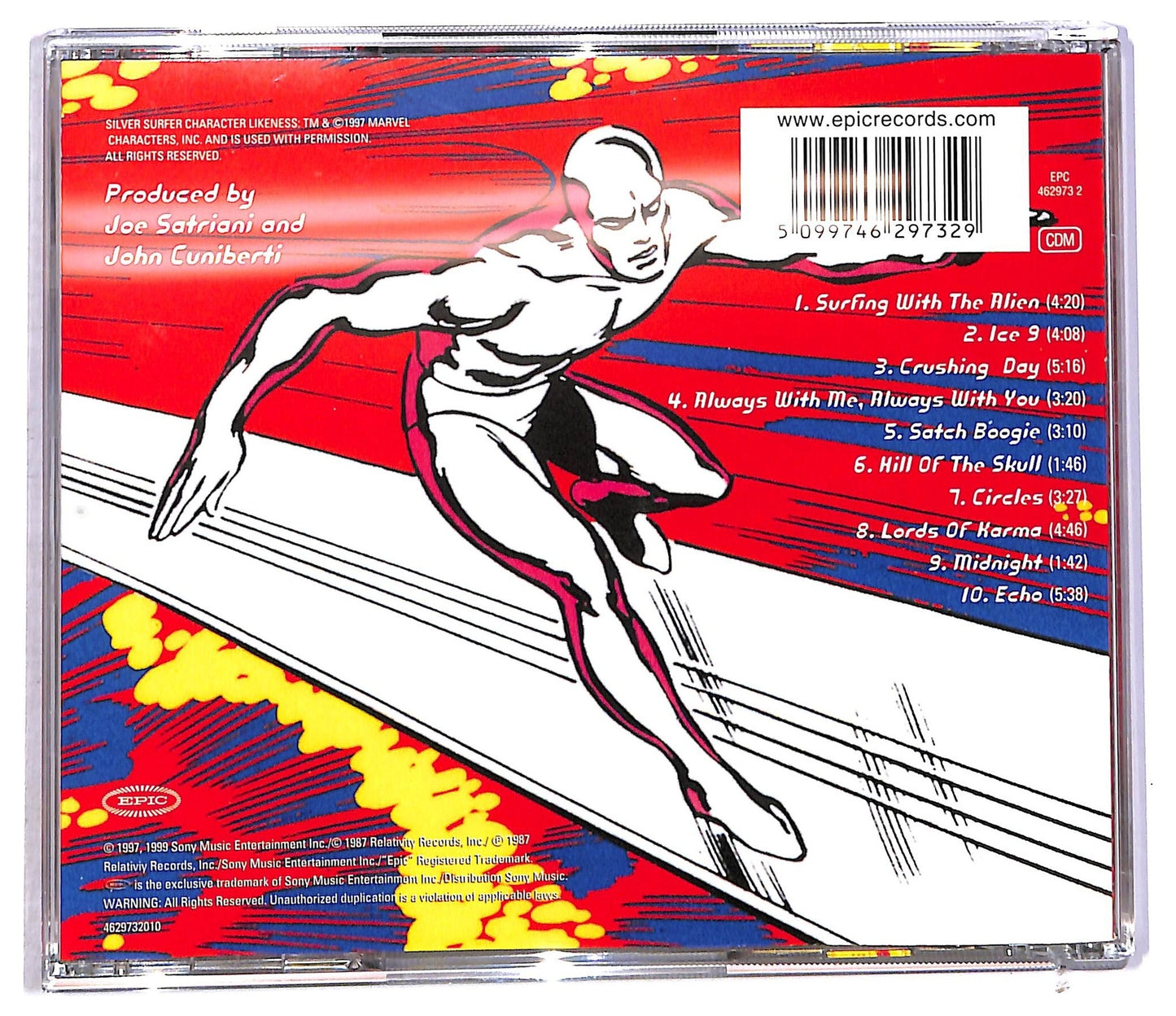 EBOND Joe Satriani - Surfing With The Alien CD CD088352