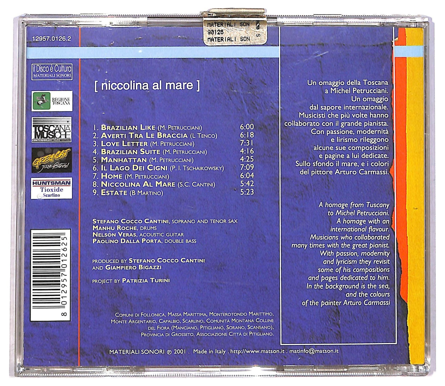 EBOND Stefano Cantini -Niccolina Al Mare CD CD088442