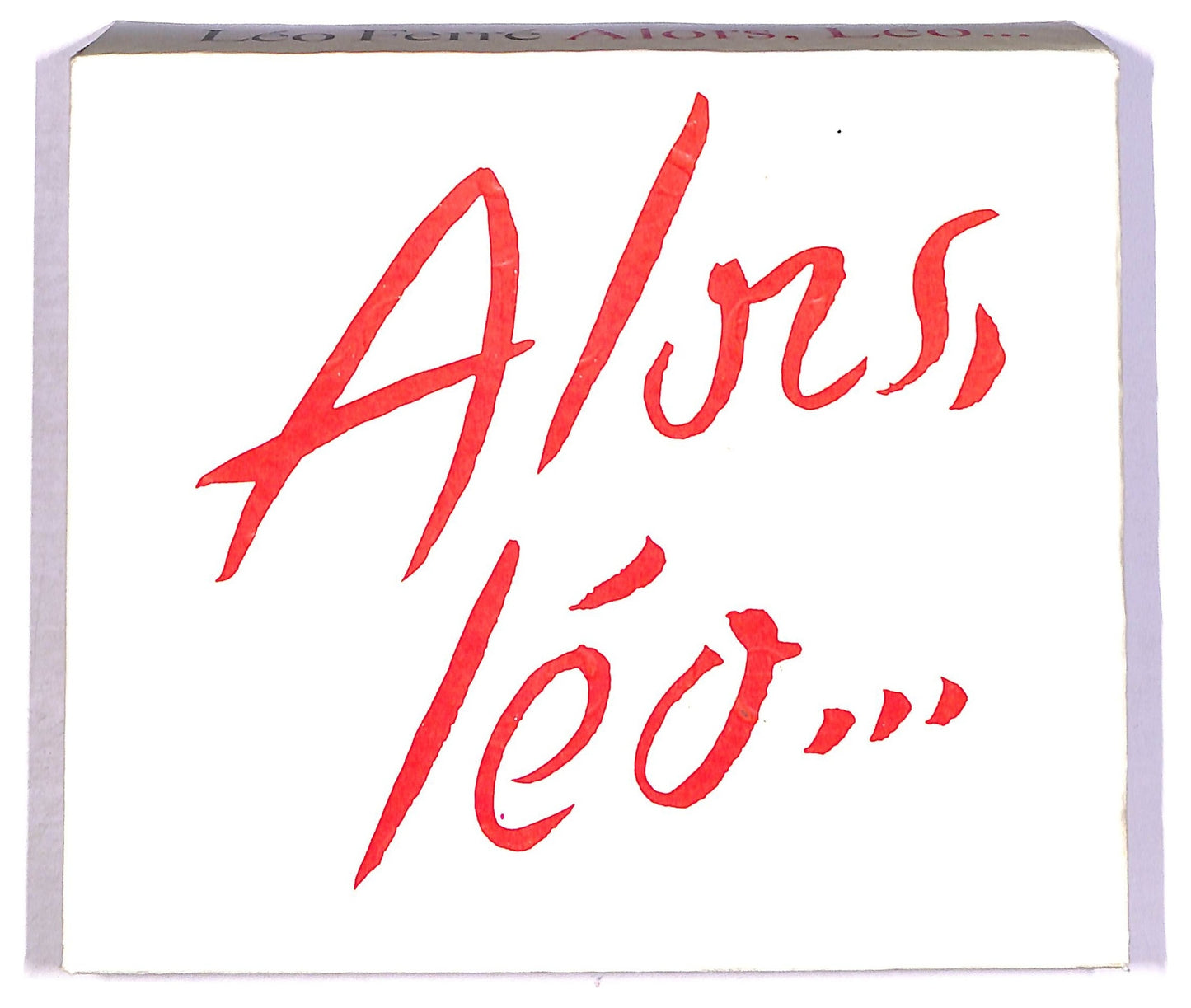 EBOND Leo Ferre - Alors, Leo... CD CD088447