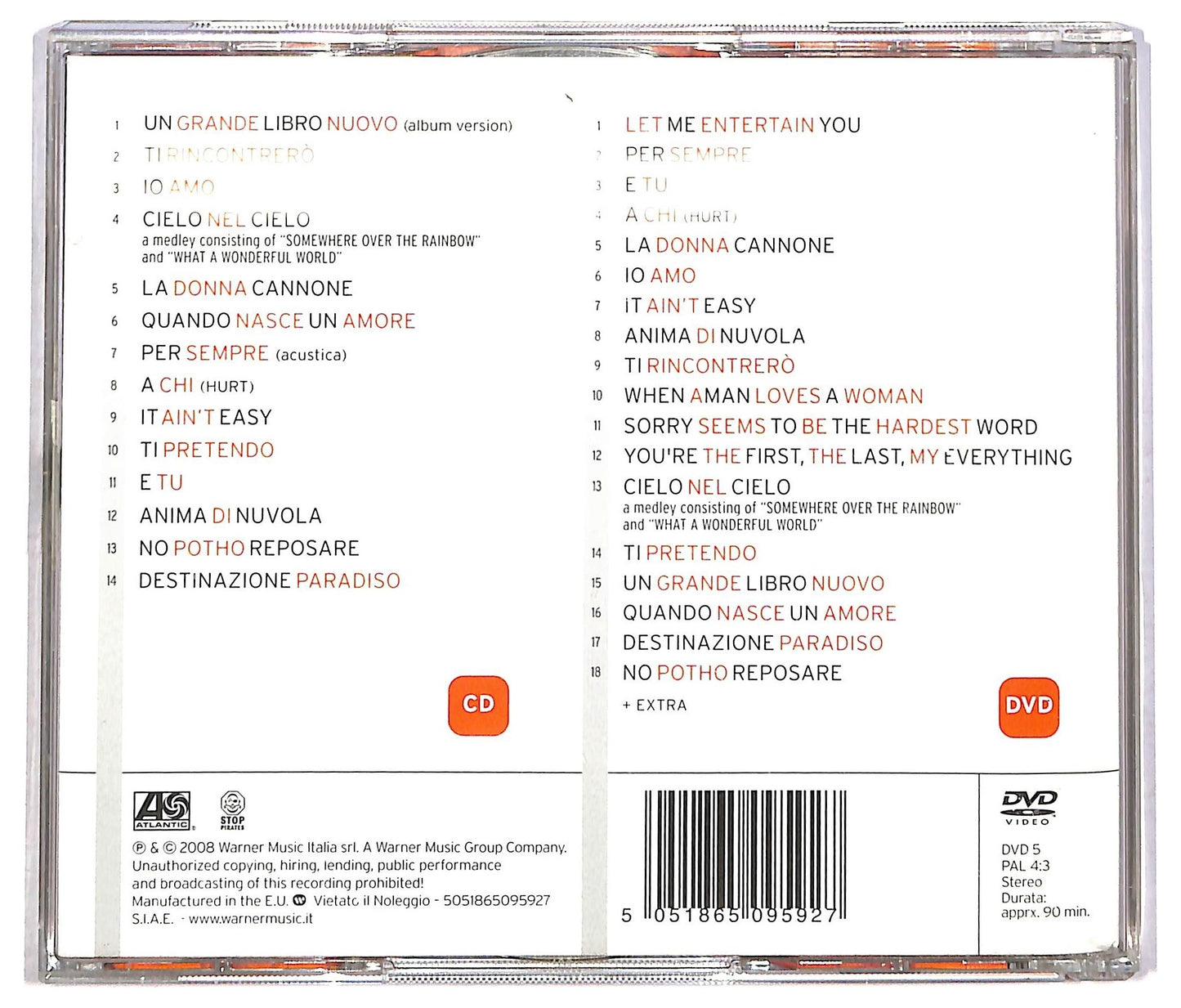 EBOND Marco Carta - In Concerto CD CD088459