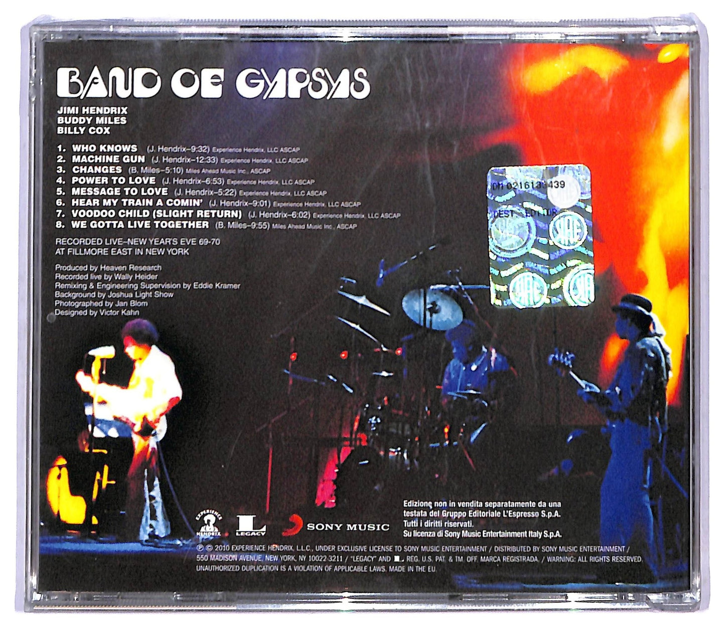 EBOND Hendrix - Band Of Gypsys CD CD088504