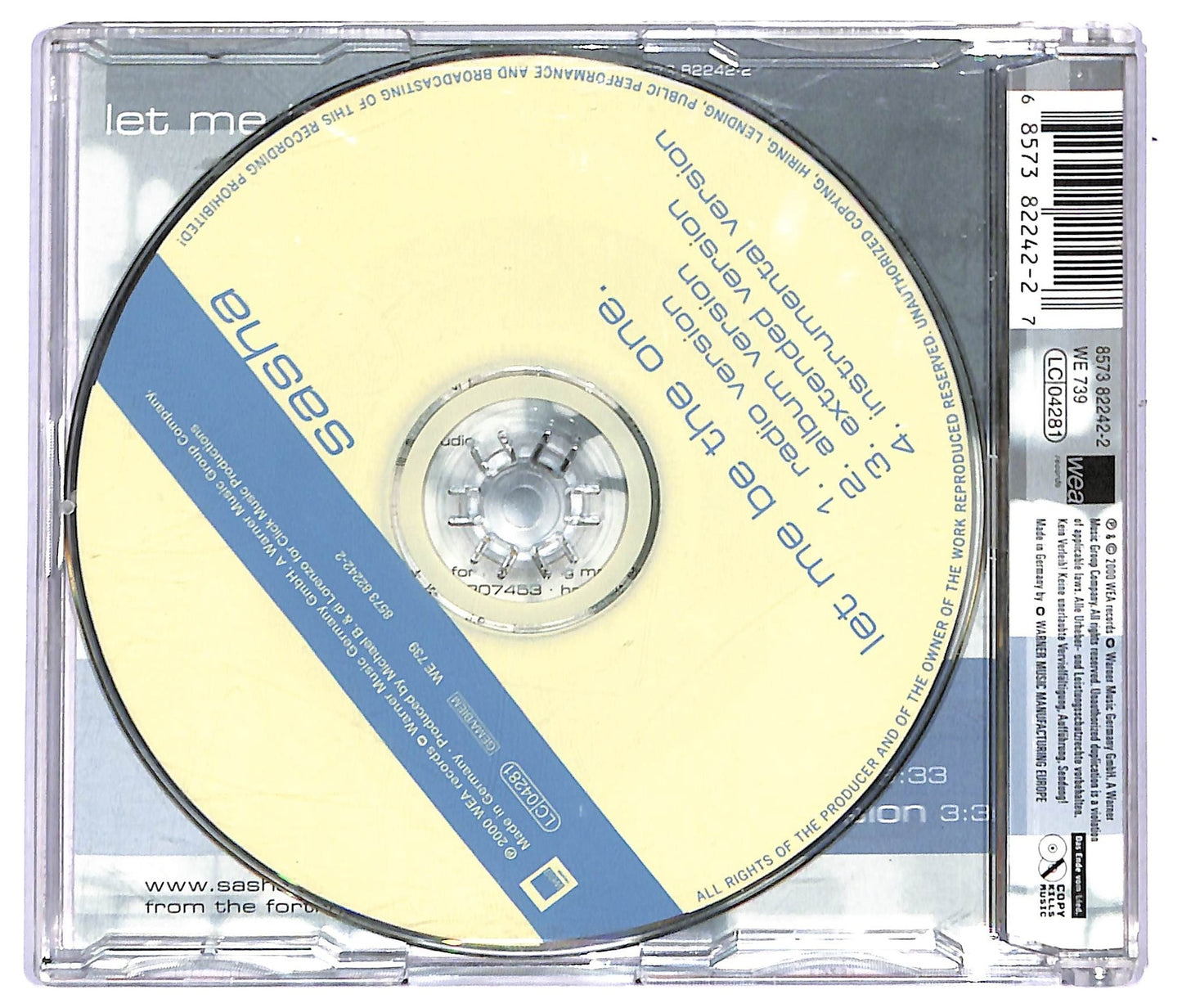 EBOND Sasha - Let Me Be The One CD CD088525