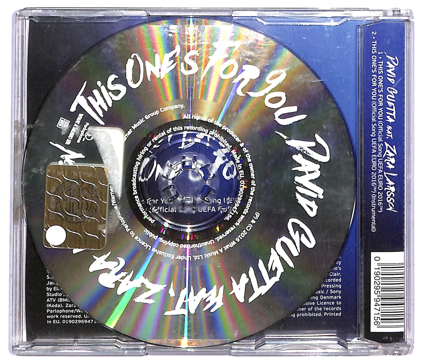 EBOND David Guetta Feat. Zara Larsson - This One's For You CD CD088527