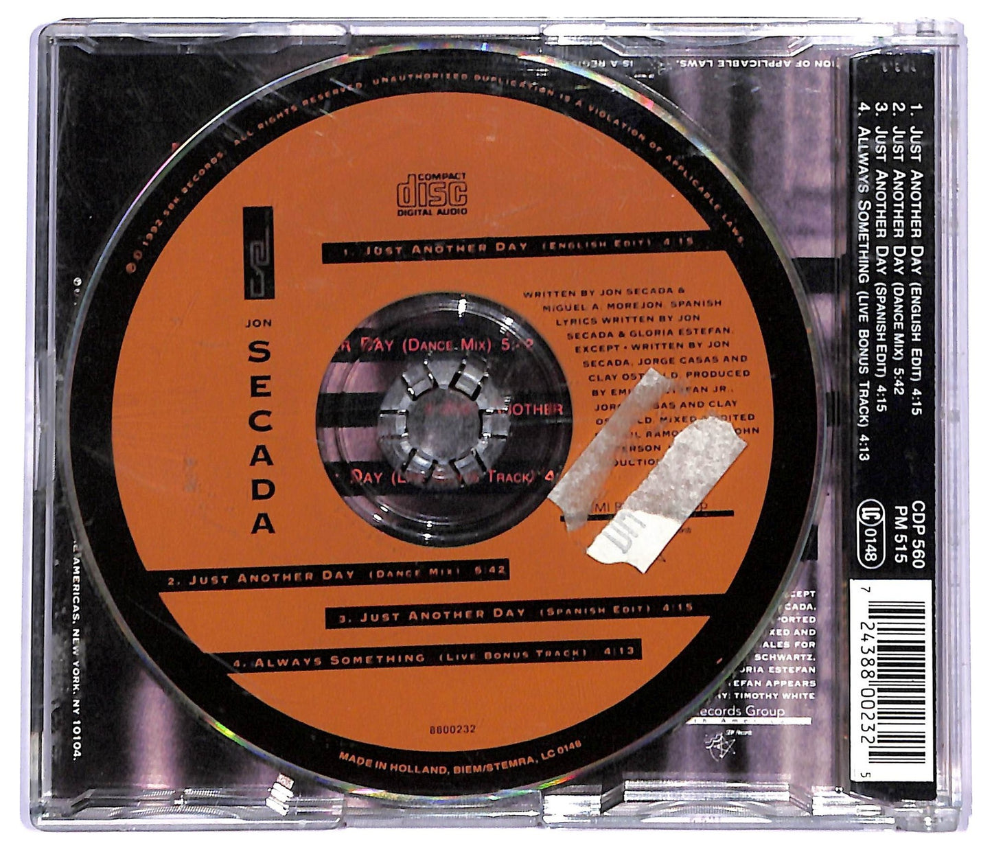 EBOND Jon Secada - Just Another Day CD CD088539
