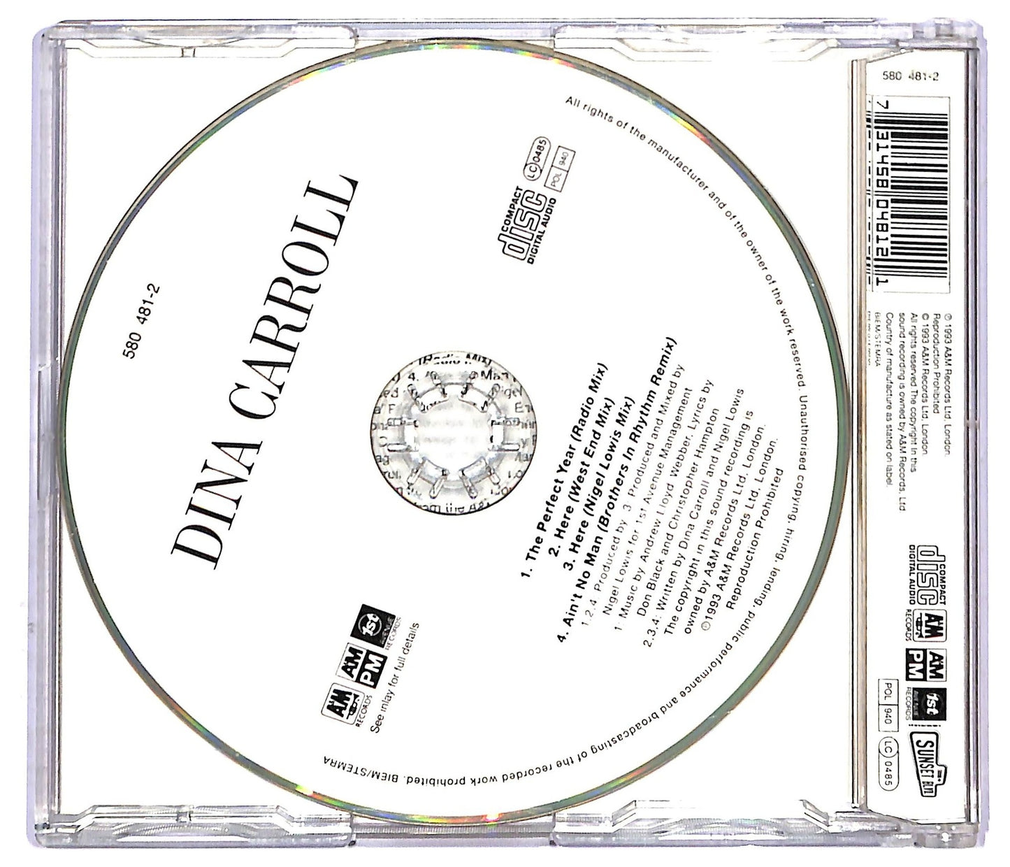 EBOND Dina Carroll - The Perfect Year - Here CD CD088542