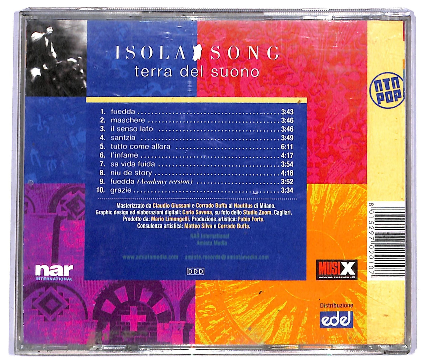 EBOND Isola Song - Terra Del Suono CD CD088606