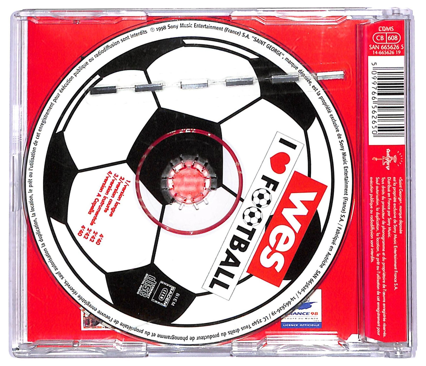 EBOND Wes - I Love Football CD CD088671