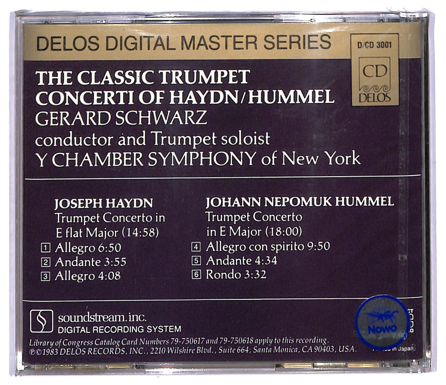 EBOND Gerard Schwarz Haydn - The Classic Trumpet Concerti Of Haydn Hummel CD CD088738
