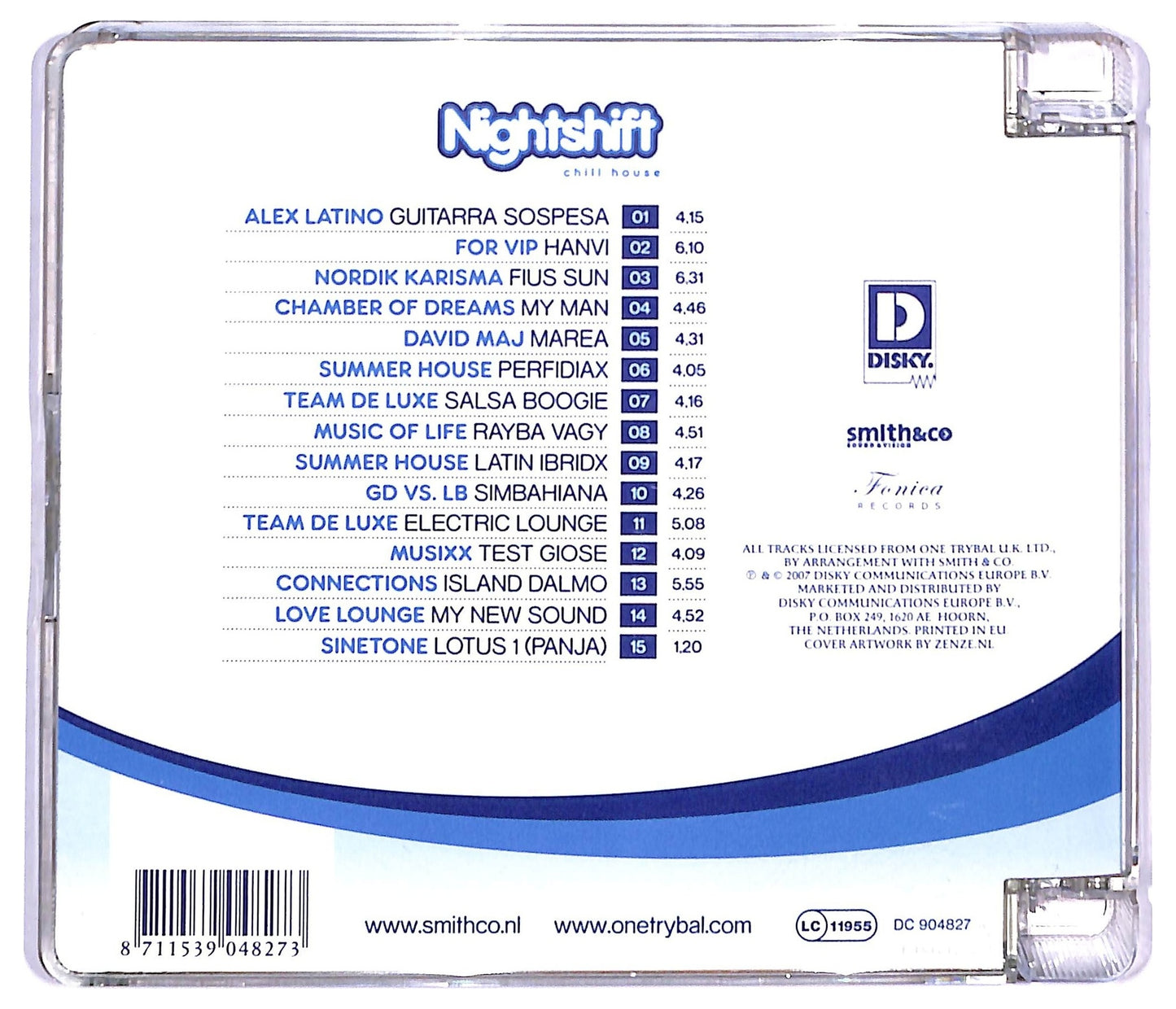 EBOND Various - Nightshift - Chill House CD CD088817