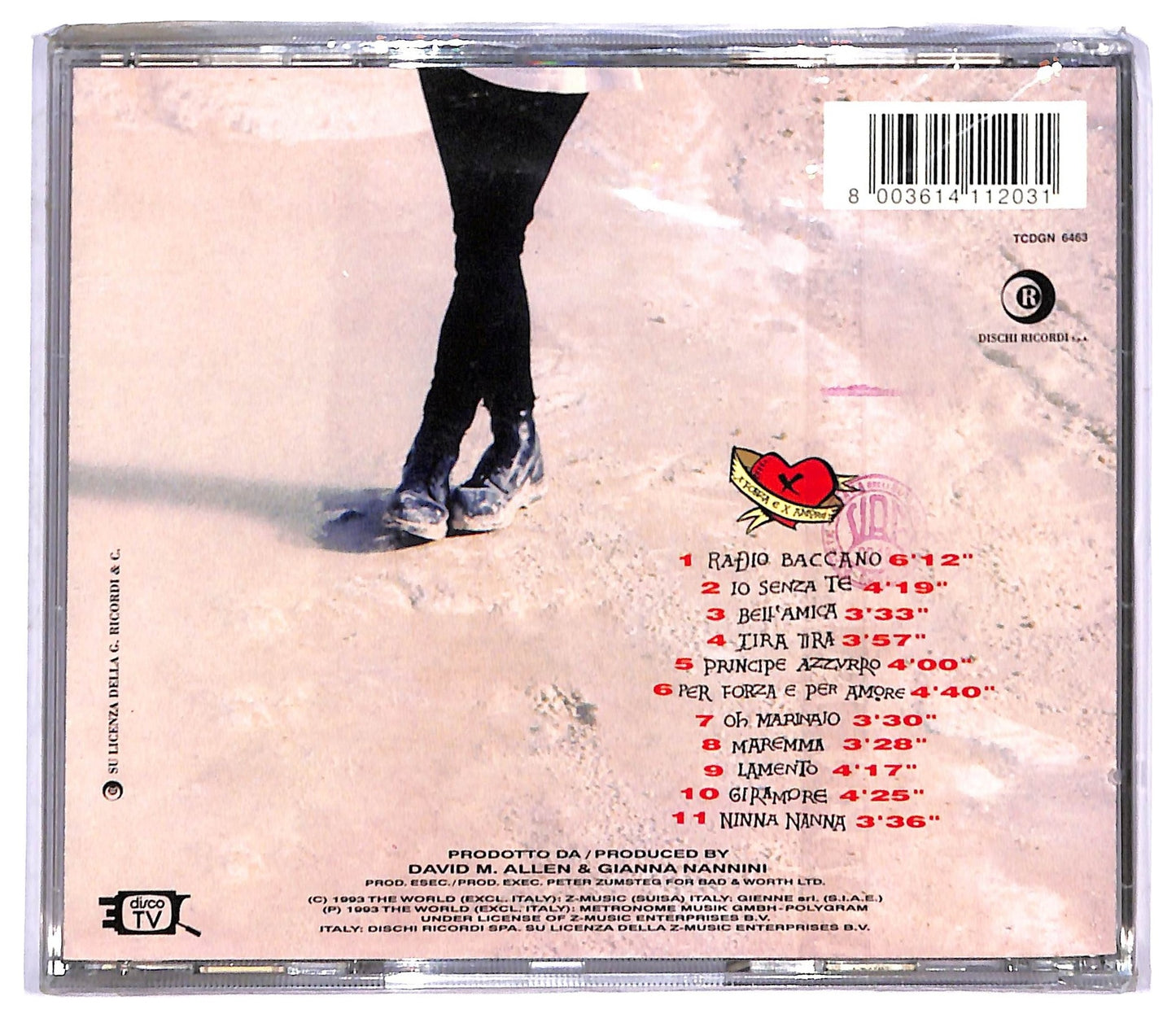 EBOND Gianna Nannini - X Forza E X Amore CD CD088847
