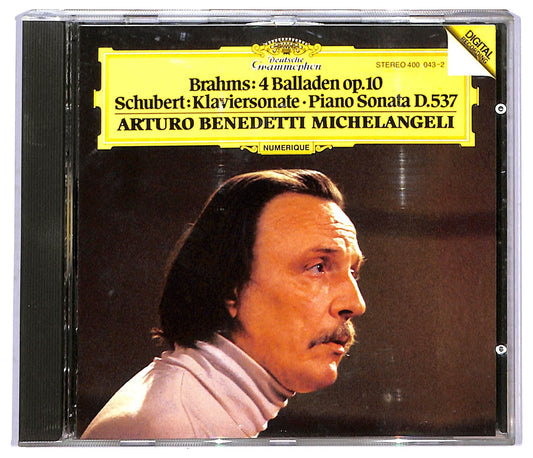 EBOND Arturo Benedetti Michelangeli - Balladen Op.10 Klaviersonate A-Moll D. 537 CD CD088902