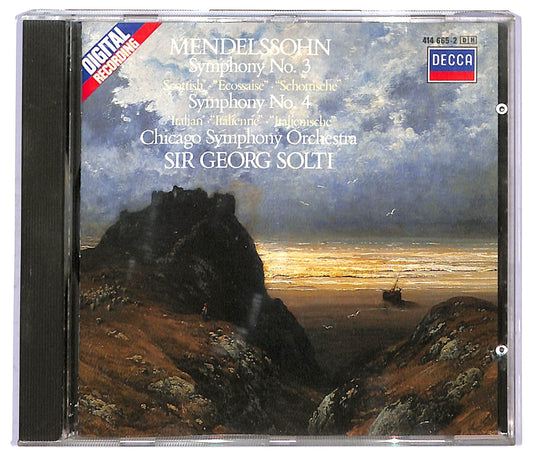 EBOND Mendelssohn - Symphony No. 3 Symphony No. 4 CD CD088905