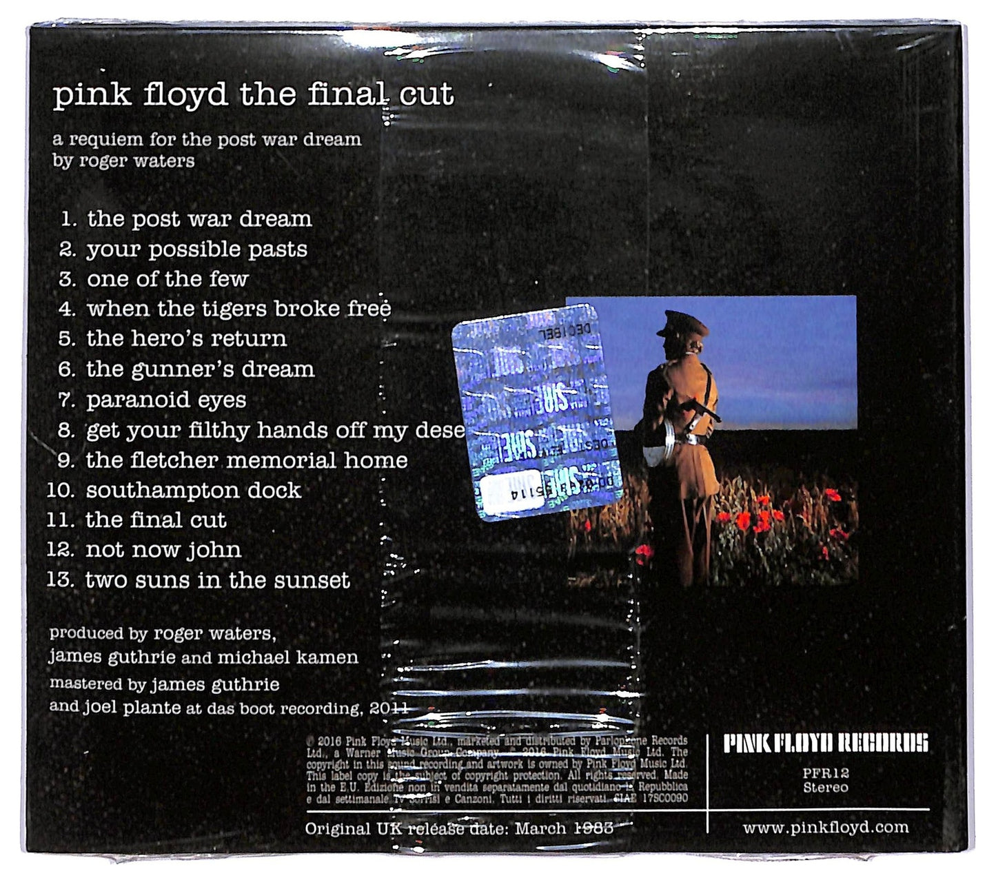 EBOND Pink Floyd - The Final Cut CD CD088926