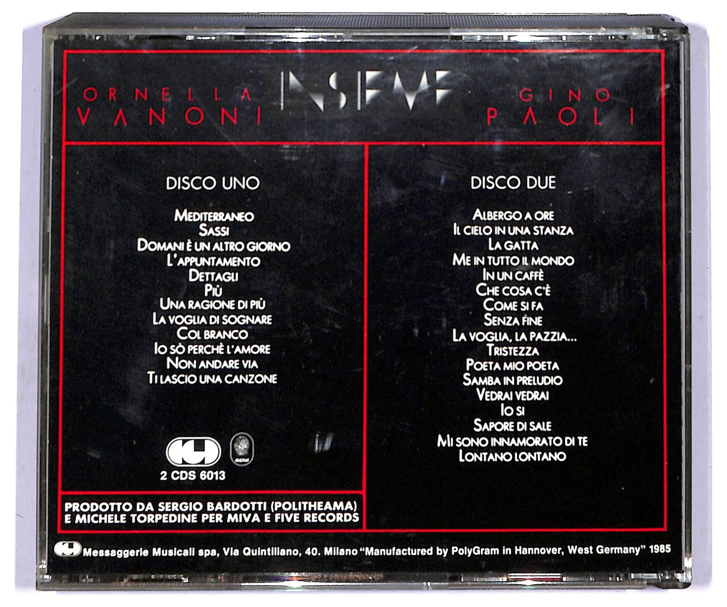 EBOND Vanoni - Paoli - Insieme CD CD088932