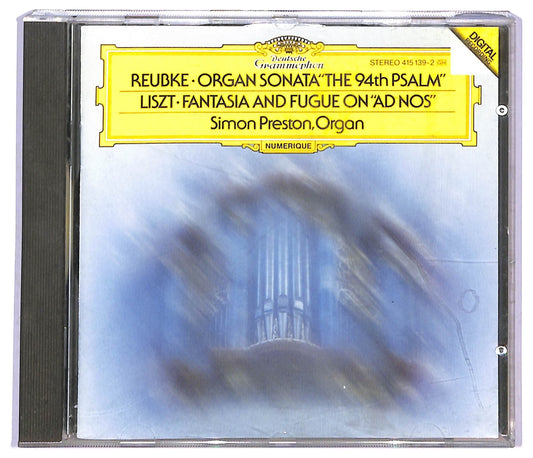 EBOND Reubke Liszt - Organ Sonata Fantasia And Fugue Simon Preston, Organ CD CD089057