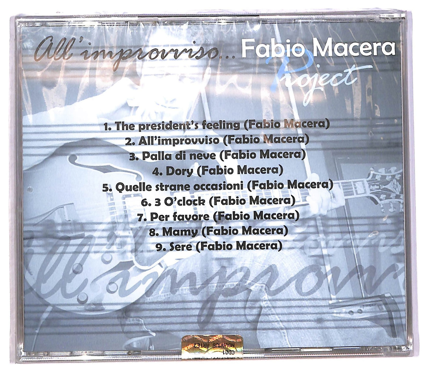 EBOND Fabio Macera - All'improvviso CD CD089246