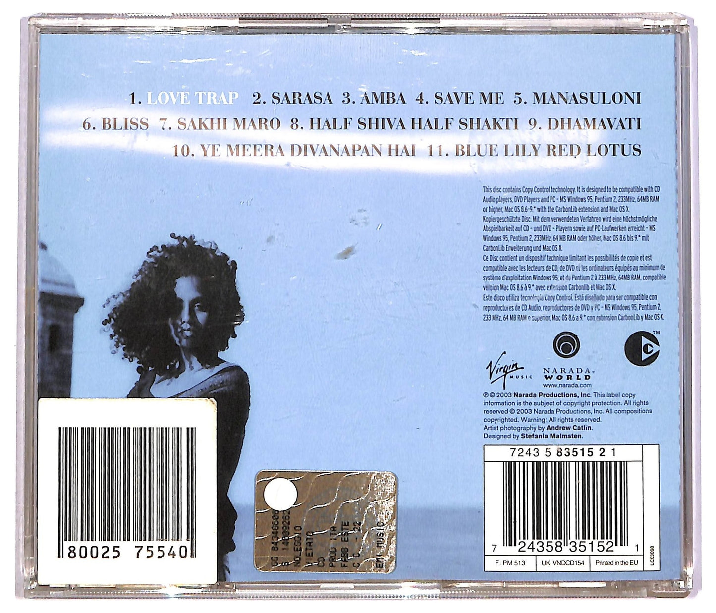 EBOND Susheela Raman - Love Trap CD CD089303