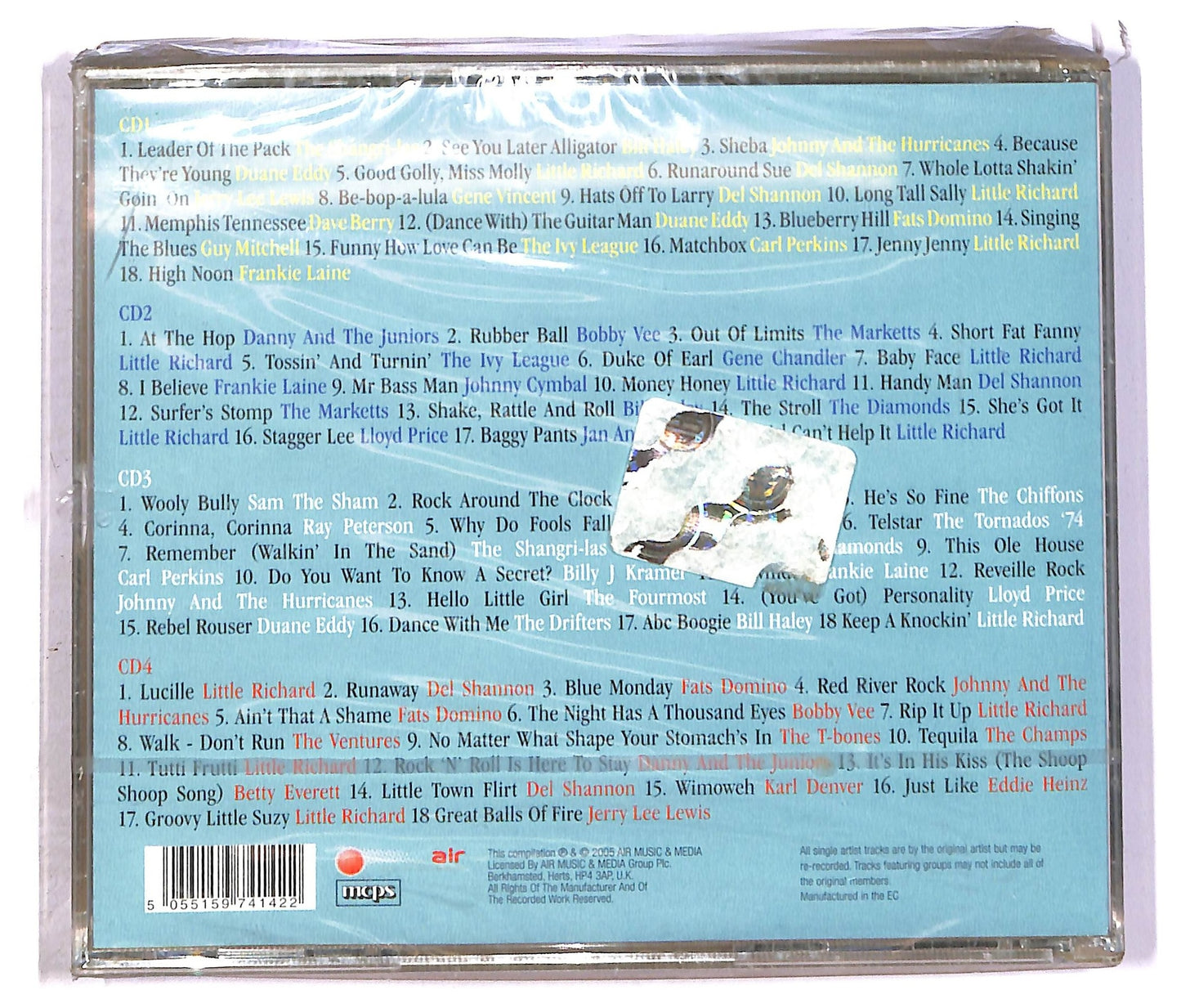 EBOND Various - Icons Of Rock 'n' Roll - 72 Original Jukebox Classics CD CD089337