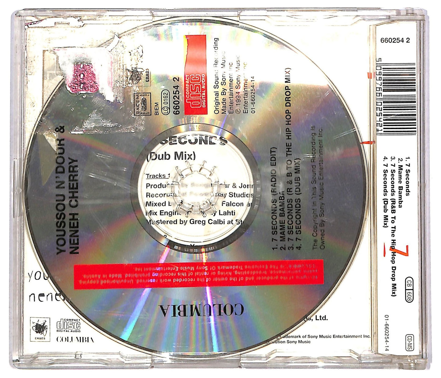 EBOND Youssou N'Dour & Neneh Cherry - 7 Seconds CD CD089411