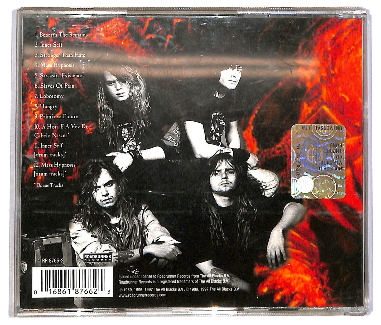 EBOND Sepultura - Beneath The Remains CD CD089420