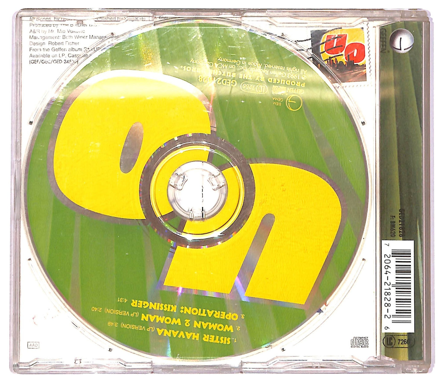 EBOND Urge Overkill - Sister Havana CD CD089547