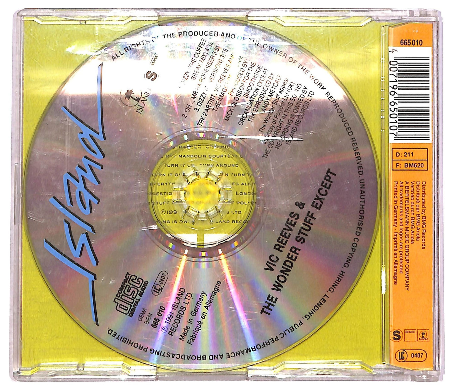 EBOND Vic Reeves & The Wonder Stuff - Dizzy CD CD089551