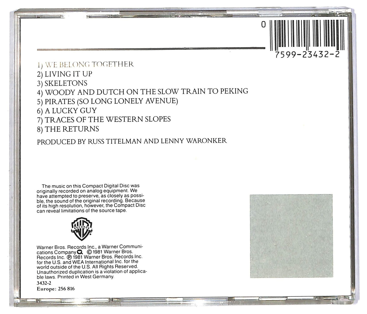 EBOND Rickie Lee Jones - Pirates CD CD089623